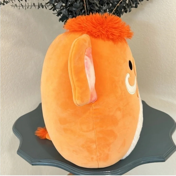 Squishmallows Wilbie, FIRST TO MARKET, Orange Woolley Mammoth, 16" NWT - Picture 6 of 10